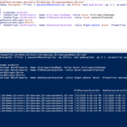 Test du changement de mot de passe dans powershell