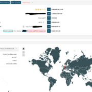 Gestohlene Zugangsdaten und wie diese Infos auf unserer Cyber Threat Intelligence Plattform dargestellt werden.