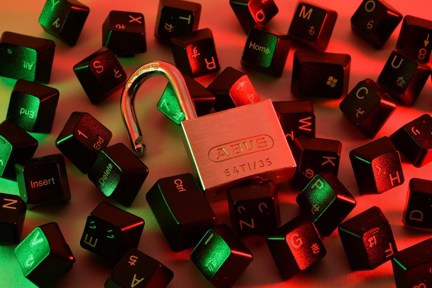open lock on loose keyboard buttons